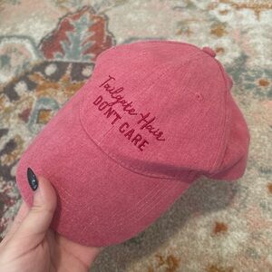 Red Embroidered Baseball Cap